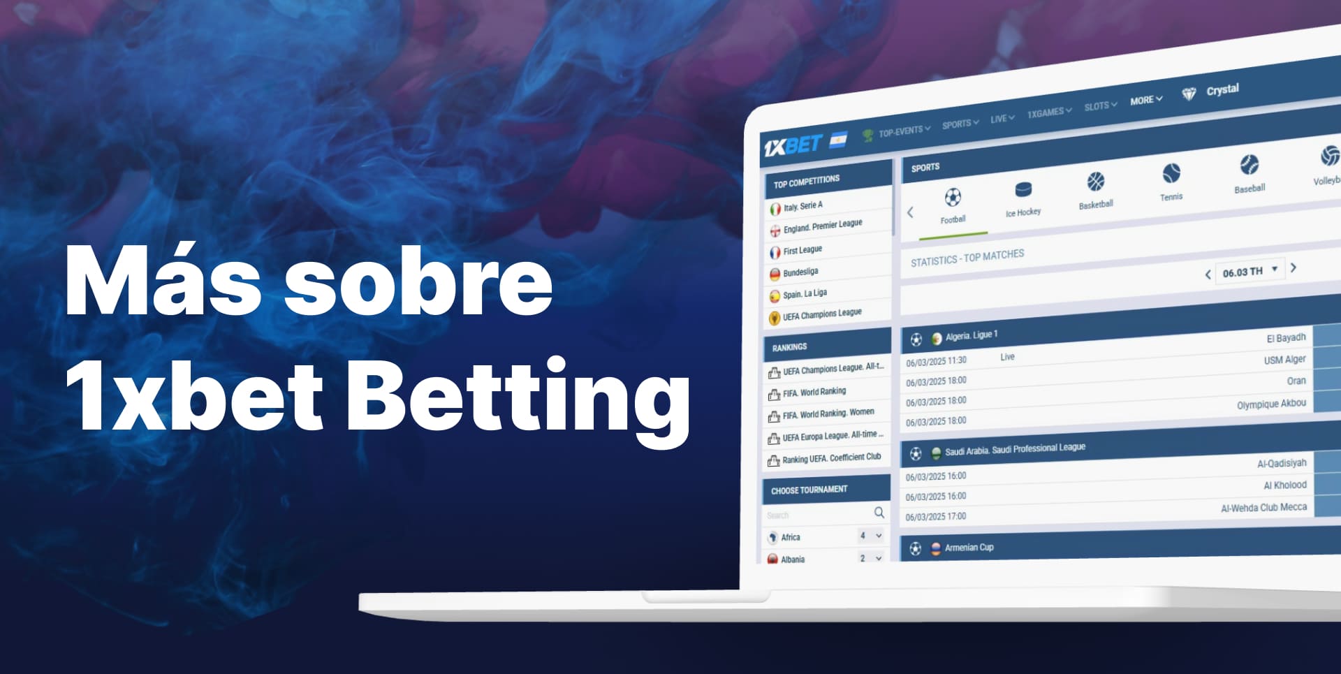 Apuestas de cricket en línea en 1xbet