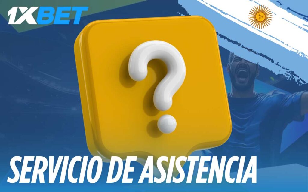 servicio de soporte de 1xbet